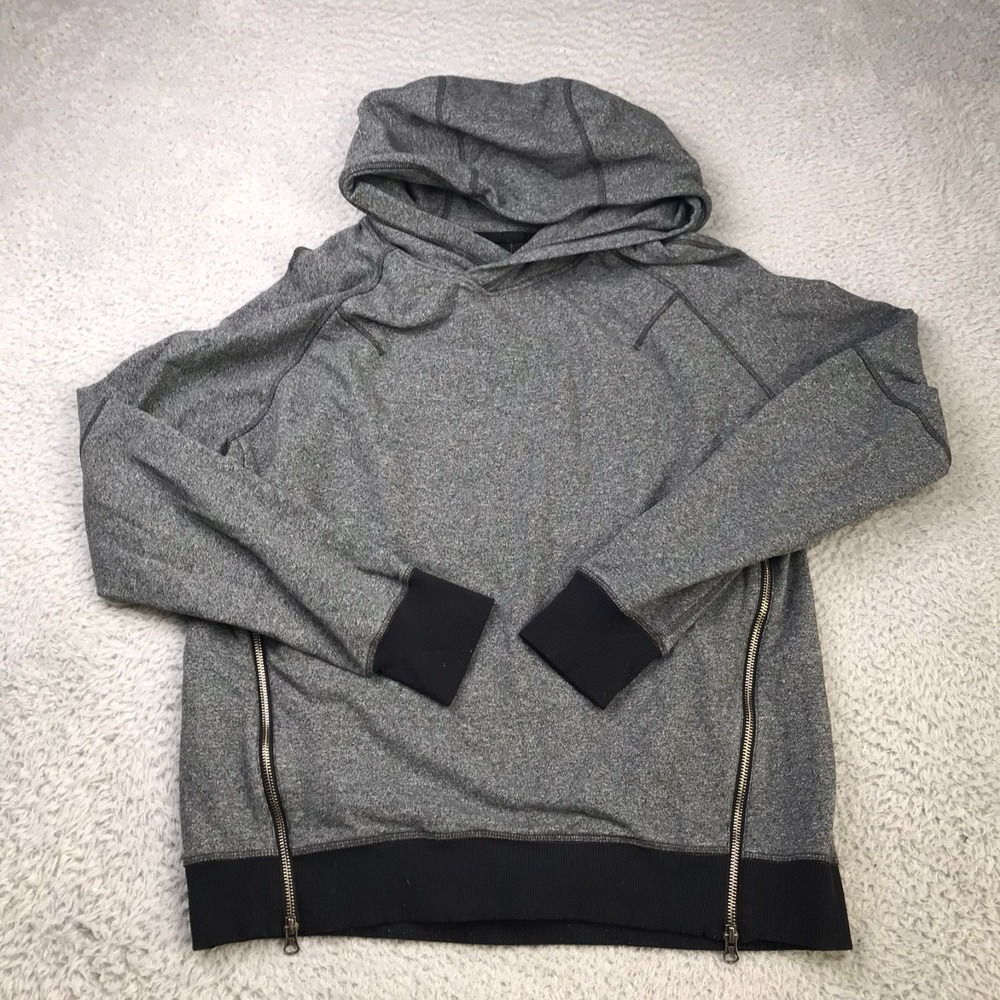 Lululemon Om &‎ Roam Hoodie Womens 8 Heather Gray Side Zip Pullover Sweater